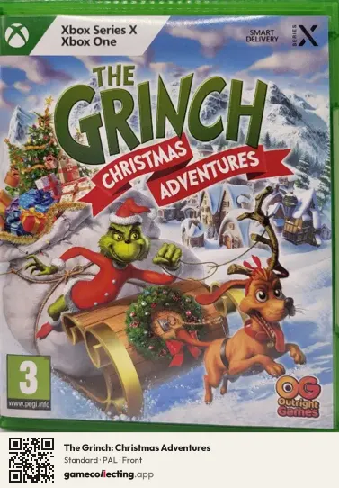 The Grinch: Christmas Adventures Xbox Series X, PAL box front