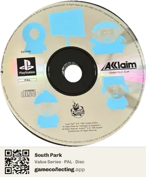 South Park PlayStation, PAL disc