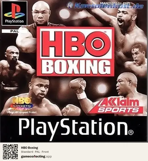 HBO Boxing PlayStation, PAL box front