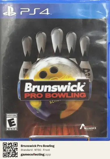 Brunswick Pro Bowling PlayStation 4, NTSC box front