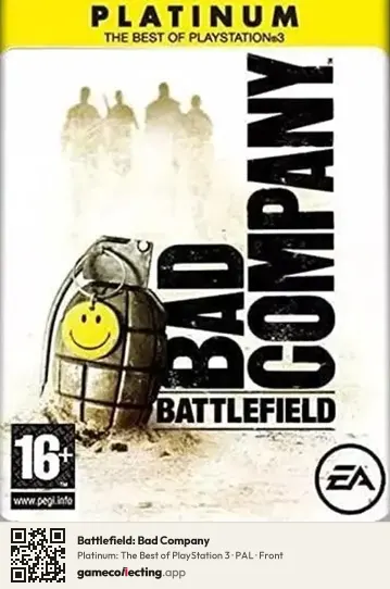 Battlefield: Bad Company PlayStation 3, PAL box front