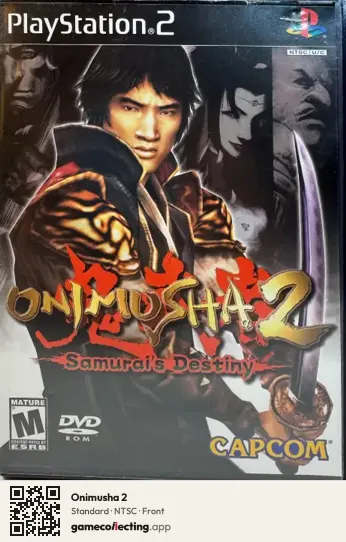 Onimusha 2 PlayStation 2, NTSC box front