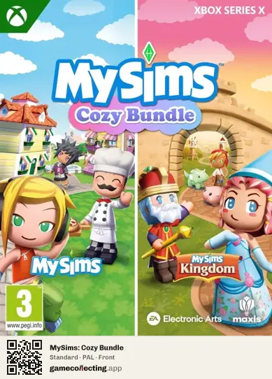 MySims: Cozy Bundle Xbox Series X, PAL box front