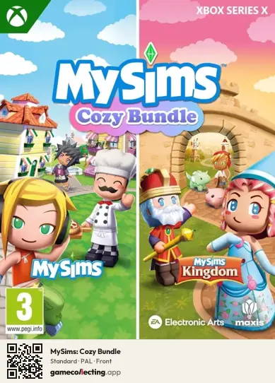 MySims: Cozy Bundle Xbox Series X, PAL box front