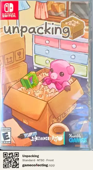 Unpacking Nintendo Switch, NTSC box front