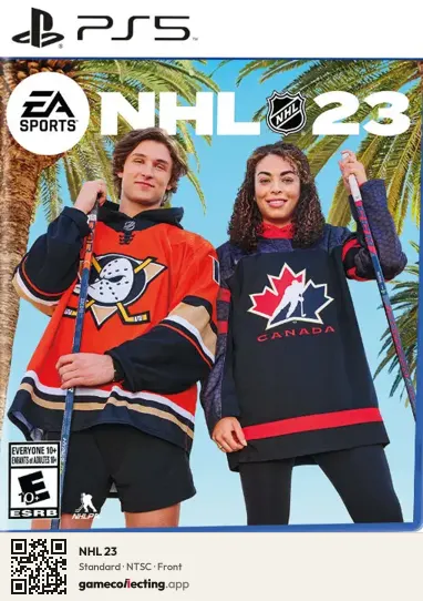 NHL 23 PlayStation 5, NTSC box front
