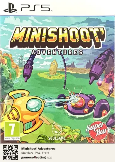 Minishoot' Adventures PlayStation 5, PAL box front