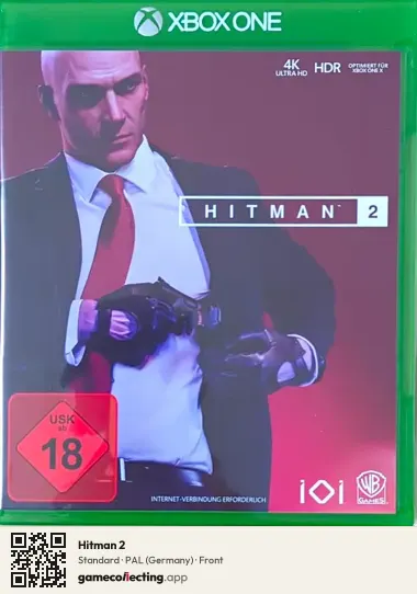Hitman 2 Xbox One, Germany box front