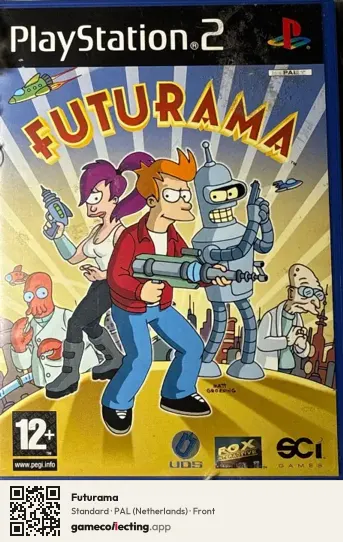 Futurama PlayStation 2, Netherlands box front