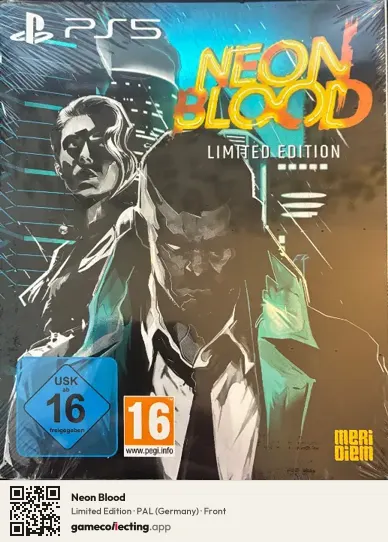 Neon Blood PlayStation 5, Germany box front