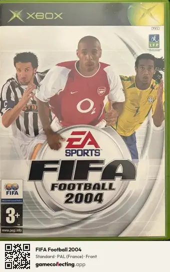 FIFA Football 2004 Xbox, France box front