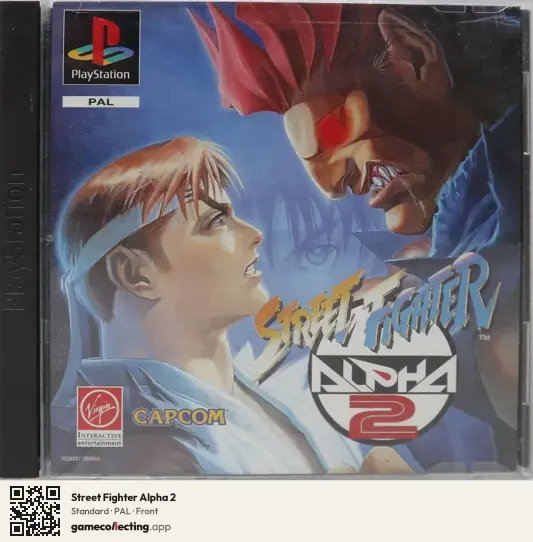 Street Fighter Alpha 2 PlayStation, PAL box front