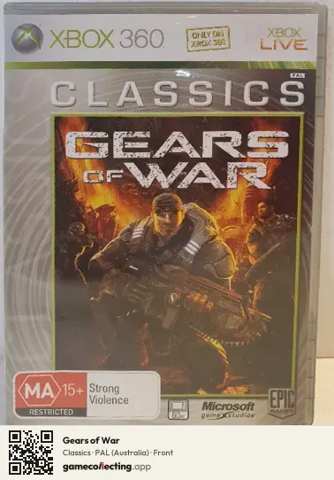 Gears of War Xbox 360, Australia box front