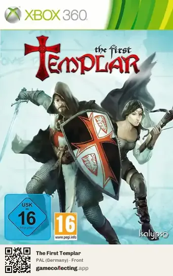 The First Templar Xbox 360, Germany box front