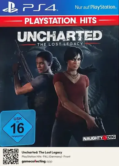 Uncharted: The Lost Legacy PlayStation 4, Germany box front