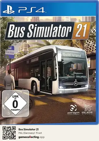 Bus Simulator 21 PlayStation 4, Germany box front