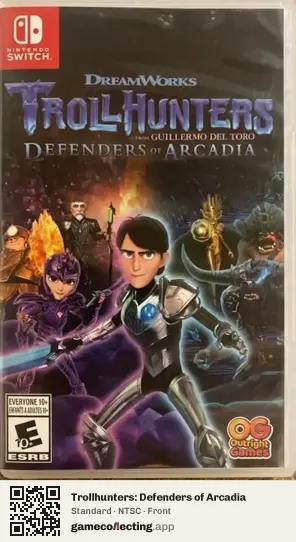 Trollhunters: Defenders of Arcadia Nintendo Switch, NTSC box front
