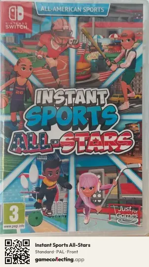 Instant Sports All-Stars Nintendo Switch, PAL box front