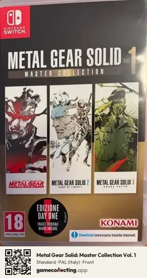 Metal Gear Solid: Master Collection Vol. 1 Nintendo Switch, Italy box front