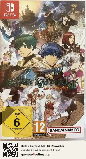 Baten Kaitos I & II HD Remaster Nintendo Switch, Germany box front