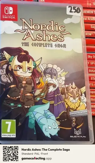 Nordic Ashes: The Complete Saga Nintendo Switch, PAL box front