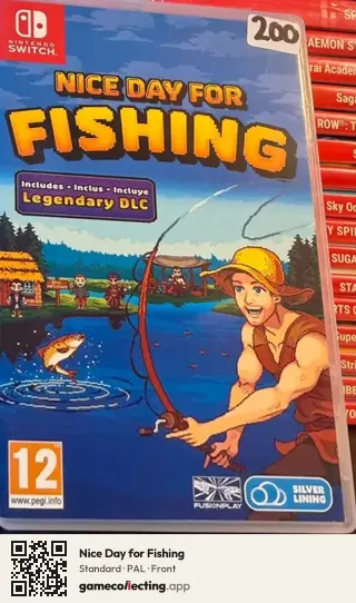 Nice Day for Fishing Nintendo Switch, PAL box front