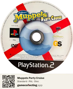 Muppets Party Cruise PlayStation 2, PAL disc