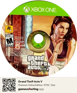 Grand Theft Auto V Xbox One, NTSC disc