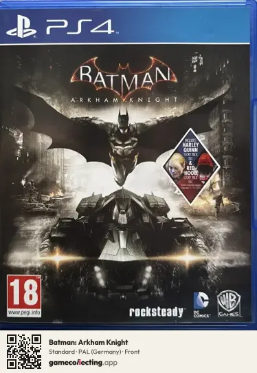 Batman: Arkham Knight PlayStation 4, Germany box front