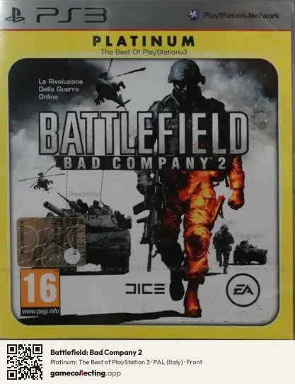 Battlefield: Bad Company 2 PlayStation 3, Italy box front