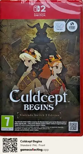 Culdcept Begins Nintendo Switch 2, PAL box front
