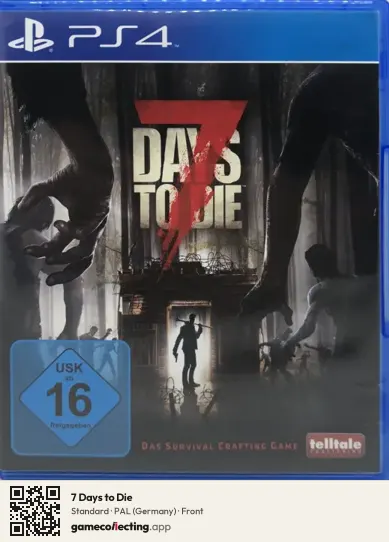 7 Days to Die PlayStation 4, Germany box front