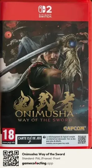 Onimusha: Way of the Sword Nintendo Switch 2, France box front