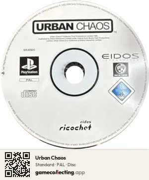 Urban Chaos PlayStation, PAL disc