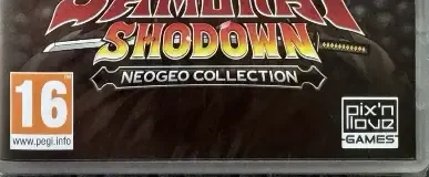 Samurai Shodown NeoGeo Collection, the PEGI square on its front