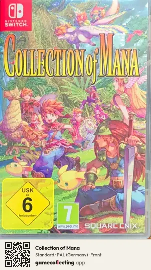 Collection of Mana Nintendo Switch, Germany box front