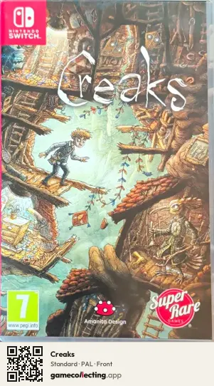 Creaks Nintendo Switch, PAL box front