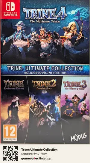 Trine: Ultimate Collection Nintendo Switch, PAL box front