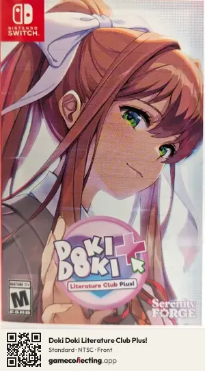 Doki Doki Literature Club Plus! Nintendo Switch, NTSC box front