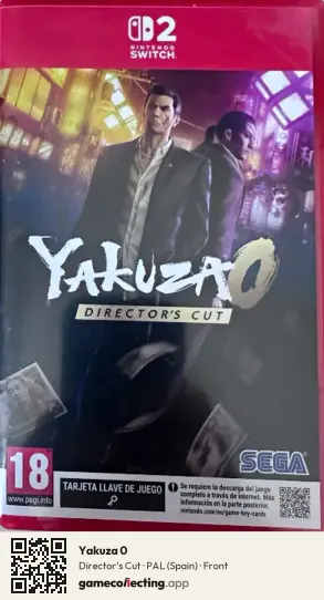 Yakuza 0 Nintendo Switch 2, Spain box front