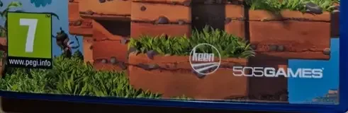 Portal Knights, the PEGI square on its front