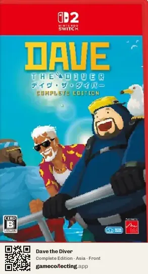 Dave the Diver Nintendo Switch 2, Asia box front