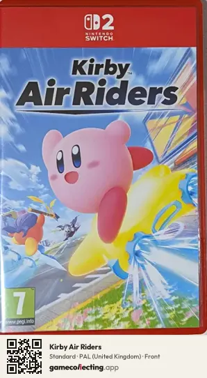 Kirby Air Riders Nintendo Switch 2, United Kingdom box front