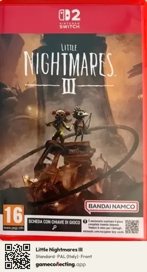Little Nightmares III Nintendo Switch 2, Italy box front