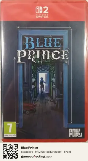 Blue Prince Nintendo Switch 2, United Kingdom box front