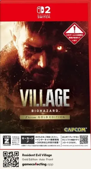 Resident Evil Village Nintendo Switch 2, Asia box front