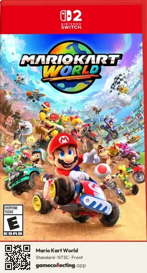 Mario Kart World Nintendo Switch 2, NTSC box front