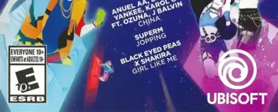 Just Dance 2022, the ESRB box on its front