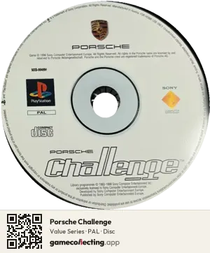 Porsche Challenge PlayStation, PAL disc