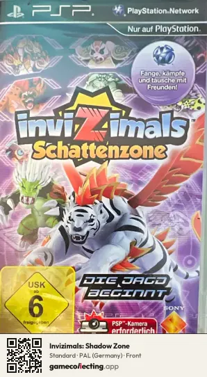 Invizimals: Shadow Zone PlayStation Portable, Germany box front